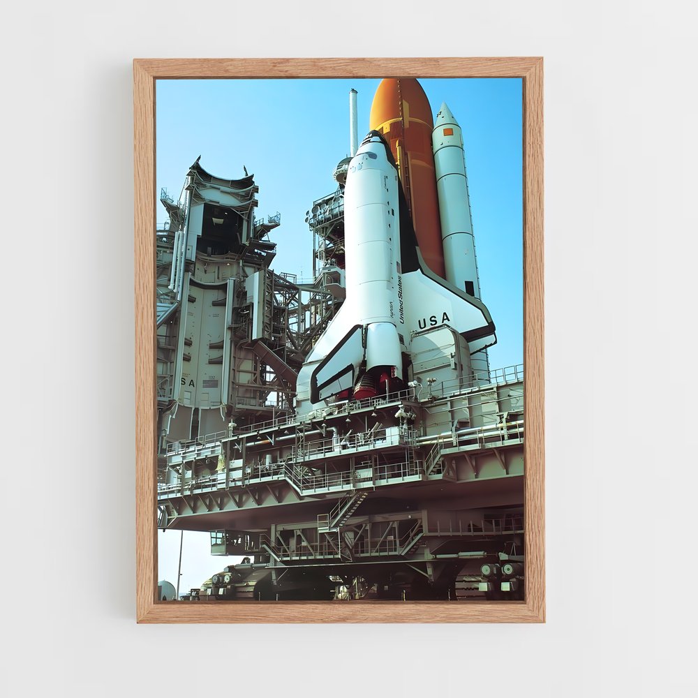 Poster Préparation Stellaire – affiche Espace rétro (vue 4)
